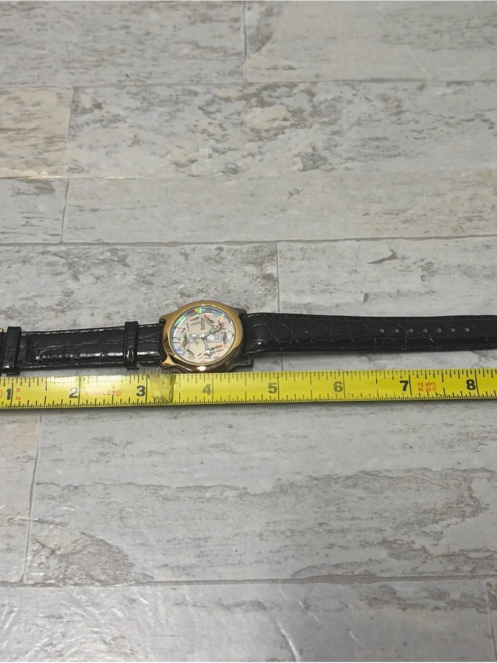 Vintage 1997 Armitron Bugs Bunny Clear Lucite Watch Collectible Looney Tunes